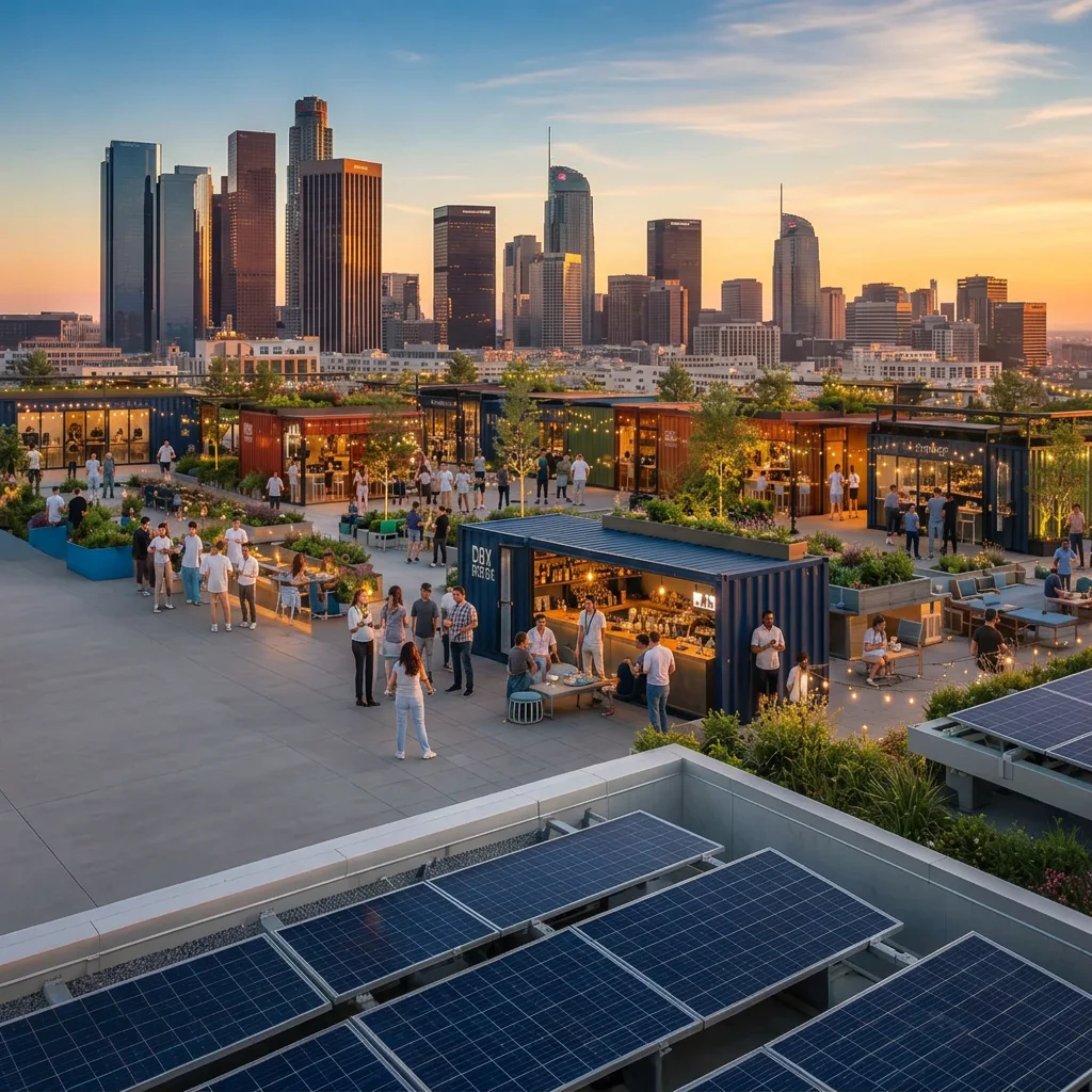 Rooftop Event Space — DTLA Skyline
